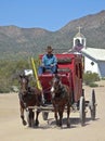 A Stagecoach at Old Tucson, Tucson, Arizona Royalty Free Stock Photo