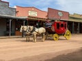 Stagecoach Western Town Tombstone Arizona Royalty Free Stock Photo