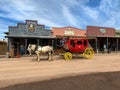 Stagecoach Western Town Tombstone Arizona Royalty Free Stock Photo