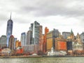 Staggering View of Manhatten, New York! Royalty Free Stock Photo