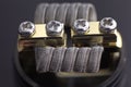 Staggerton fused clapton coil for vaping