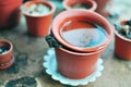 Stagnant water in unused pots