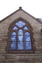 Stain glass church window