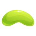 Stain slime icon cartoon vector. Drip green Royalty Free Stock Photo