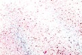 Splashes of paint of bright colors on a white background Royalty Free Stock Photo