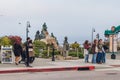 Stainbeck Plaza, historic Cannery Row, Monterey California\'s premiere destination for great hotels, shopping, dining