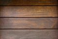 Stained brown wooden background, old rustic wood planks on black