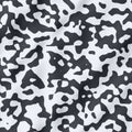 stained cow seamless pattern Ã¢â¬â black spots on square white background Royalty Free Stock Photo