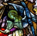 Stained glass angel Royalty Free Stock Photo