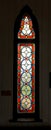 Stained Glass B Norwegian Church Arts Centre Royalty Free Stock Photo