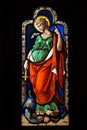 A stained glass from Blois Chateau Royalty Free Stock Photo