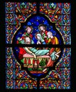 Stained Glass - Burial of Jesus