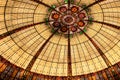 Stained Glass Ceiling Royalty Free Stock Photo