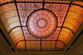 Stained Glass Ceiling Royalty Free Stock Photo