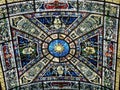 Stained Glass Ceiling Window Stainglass Royalty Free Stock Photo