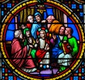Stained Glass in Notre-Dame-des-flots, Le Havre - Christ among the Doctors
