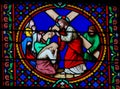 Stained Glass in Notre-Dame-des-flots, Le Havre - Jesus Carrying the Cross