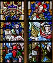 Stained Glass - Christ the Healer Royalty Free Stock Photo