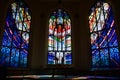 Stained Glass Church altar Royalty Free Stock Photo