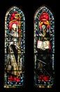 Stained glass, Church of St. Peter at Montmartre, Paris Royalty Free Stock Photo