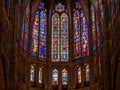 Stained glass church windows - Leon