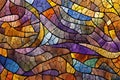 Stained glass colorful background, Colorful stained glass mosaic texture