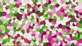 Stained glass colorful voronoi, vector eps abstract. Irregular cells background pattern. 2D Geometric shapes grid texture -