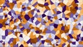 Stained glass colorful voronoi, vector eps abstract. Irregular cells background pattern. 2D Geometric shapes grid texture -