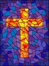 Stained Glass Cross