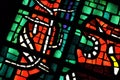 Stained glass detail Royalty Free Stock Photo