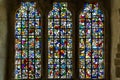 Stained glass inside the Tower of London Royalty Free Stock Photo