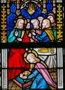 Stained Glass - Jesus Anointed by a Sinful Woman