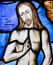 Stained Glass - Jesus Christ Royalty Free Stock Photo