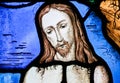 Stained Glass - Jesus Christ Royalty Free Stock Photo