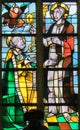 Stained Glass - Jesus Christ and Saint Peter