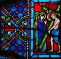 Stained Glass - Jesus on the Via Dolorosa