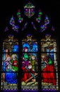 Stained Glass in Le Treport - Jesus as a Carpenter Apprentice