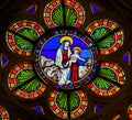 Stained Glass - Madonna with Child Royalty Free Stock Photo