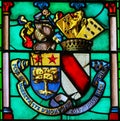 Stained Glass in Notre-Dame-des-flots, Le Havre - Coat of Arms