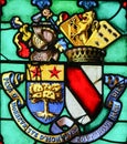 Stained Glass in Notre-Dame-des-flots, Le Havre - Coat of Arms