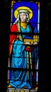Stained Glass in Notre-Dame-des-flots, Le Havre - Female Saint