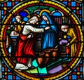 Stained Glass in Notre-Dame-des-flots, Le Havre - Wedding at Cana