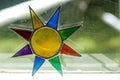 Stained glass ornament Royalty Free Stock Photo