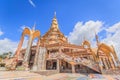 The stained glass pagoda at Wat Pha Sorn Kaew Temple