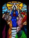 Stained Glass - Pentecost Royalty Free Stock Photo