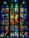 Stained Glass in Prague Cathedral by Alphonse Mucha