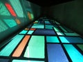 Stained Glass Reflections Royalty Free Stock Photo