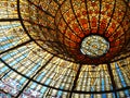 Stained glass roof Royalty Free Stock Photo