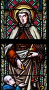 Stained Glass - Saint Frances of Rome or Santa Francesca Romana