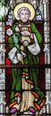 Stained Glass - Saint Joseph Royalty Free Stock Photo